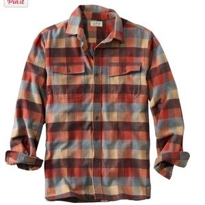 Mens flannel shirt, tall fit
